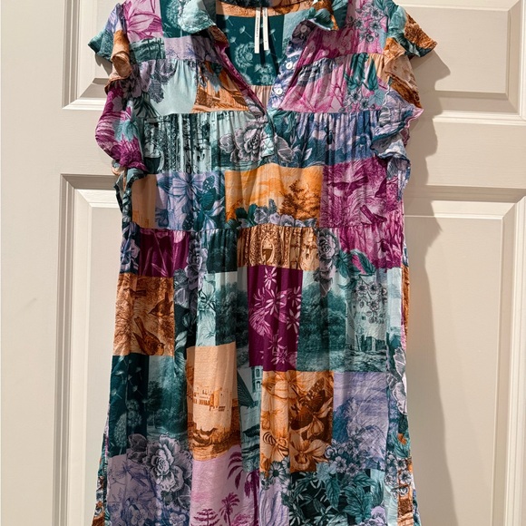 Colorful Patchwork Dress - Picture 1 of 1